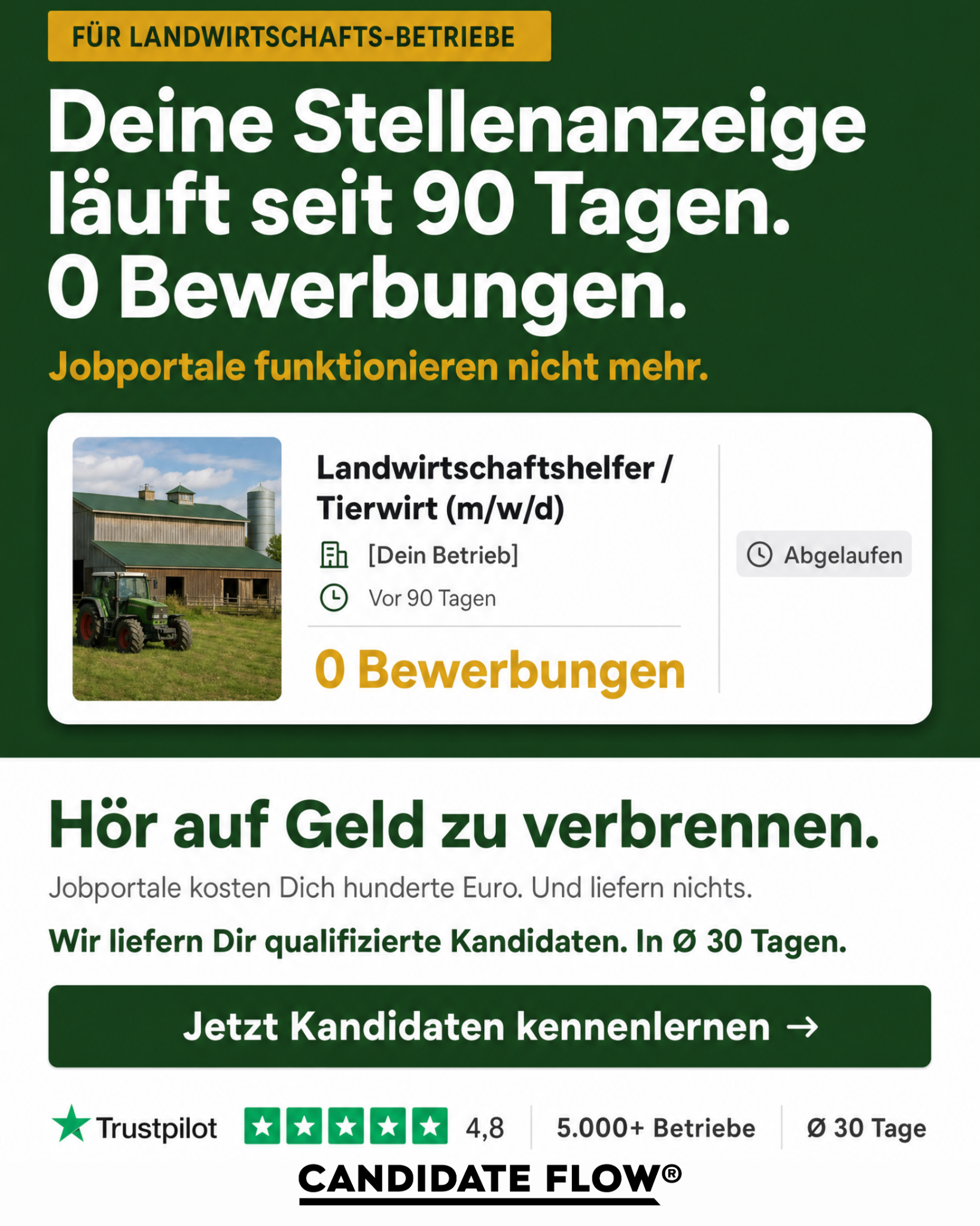 Candidate Flow GmbH - Recruiting Partner für den Mittelstand Facebook ad