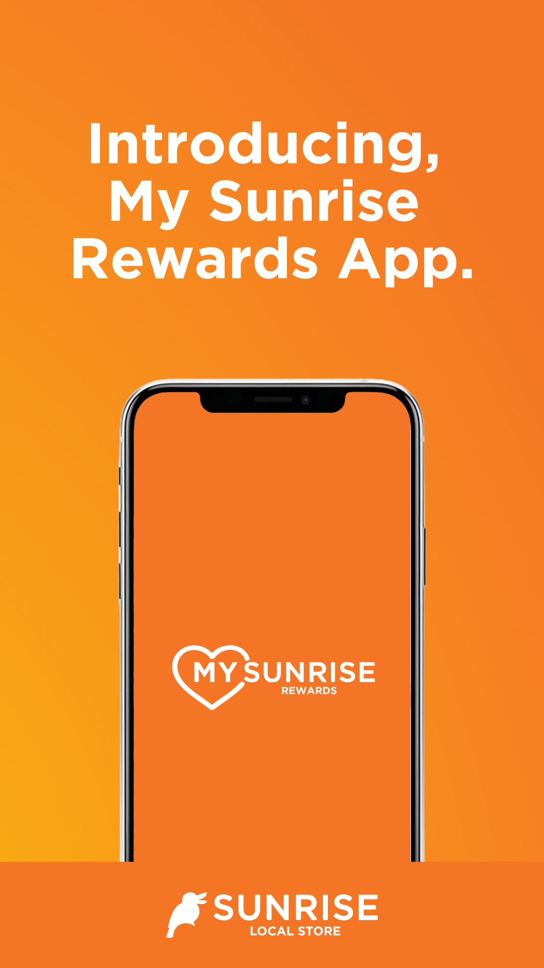 Sunrise Local Stores Facebook ad: MySunrise Rewards