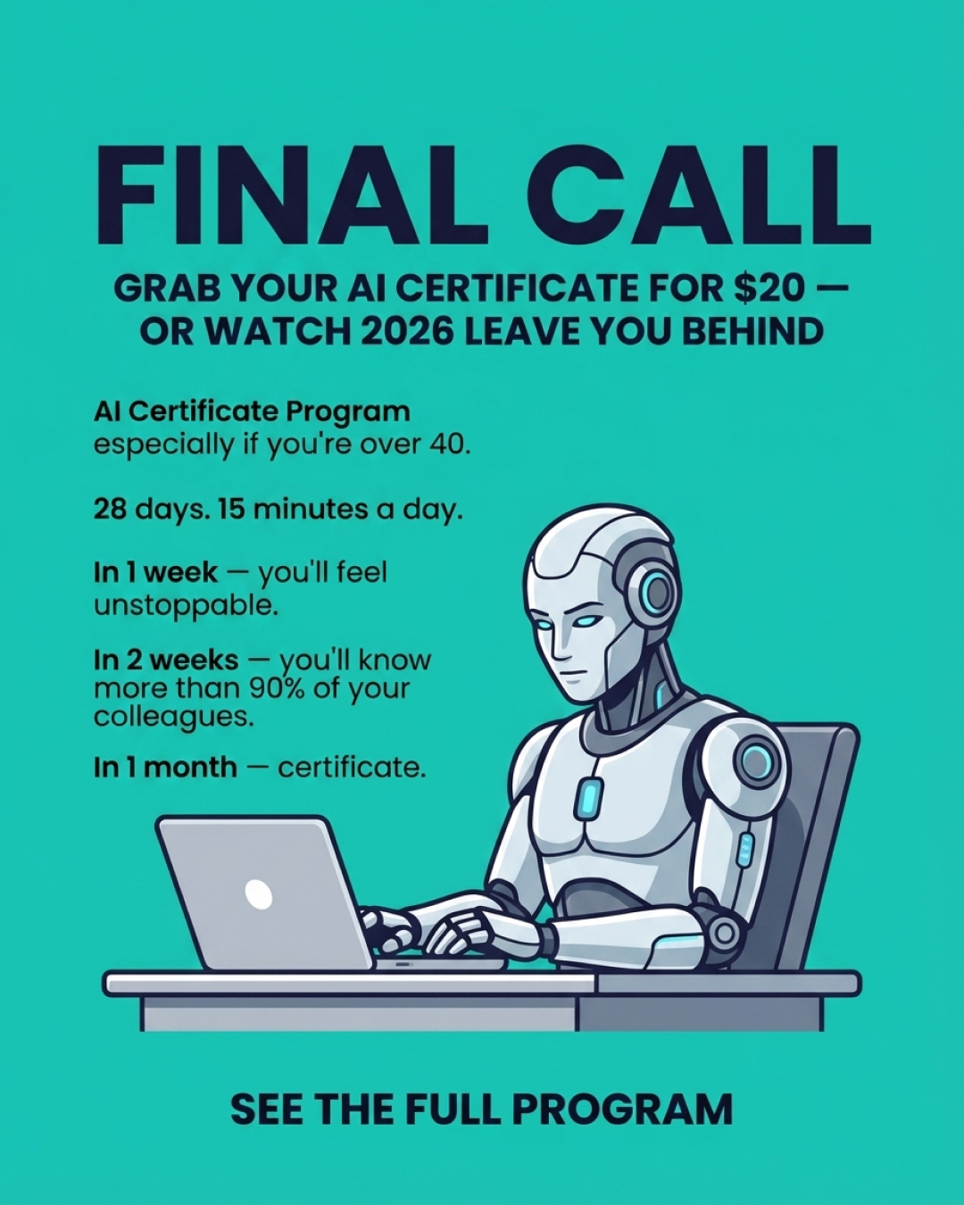 Emily Carter AI & Career Growth Facebook ad: Start Now