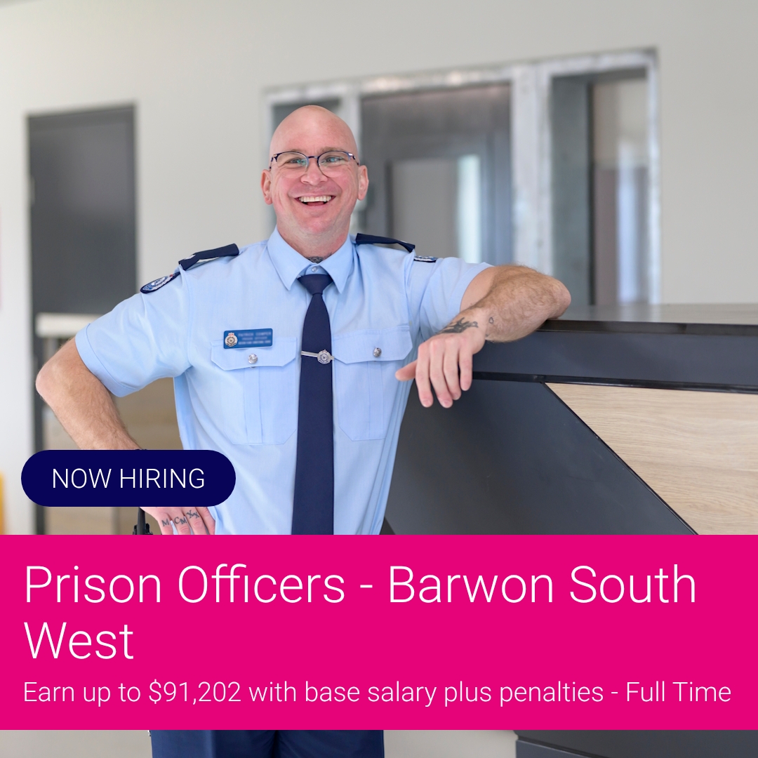 SEEK Facebook ad: Prison Officers - Barwon South West