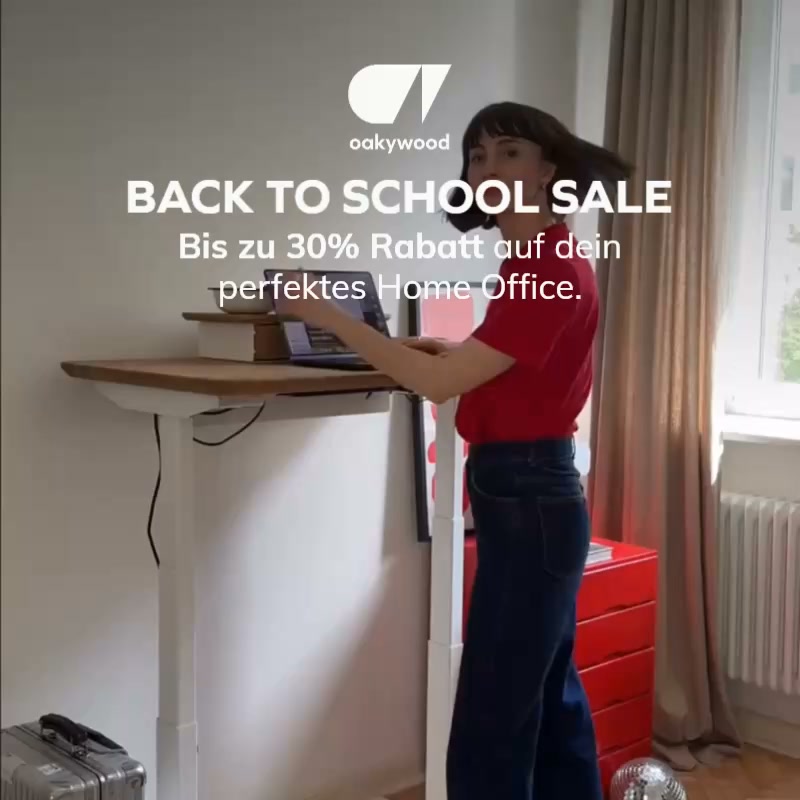 Oakywood Facebook ad: Sichere dir bis zu 30% Rabatt!