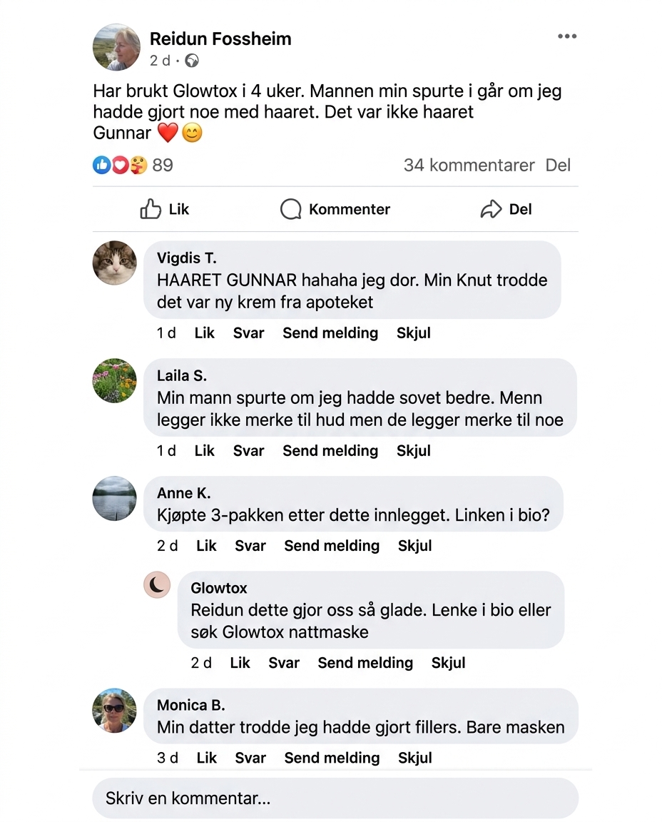 Glowtoxx Facebook ad