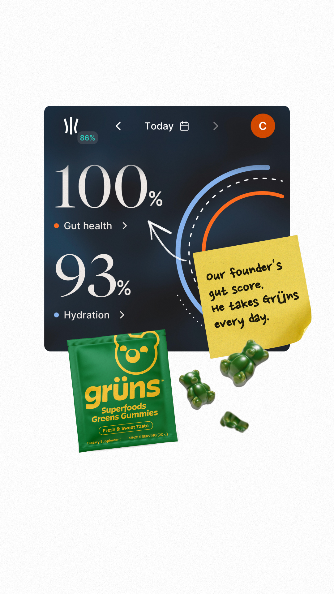 Grüns Facebook ad