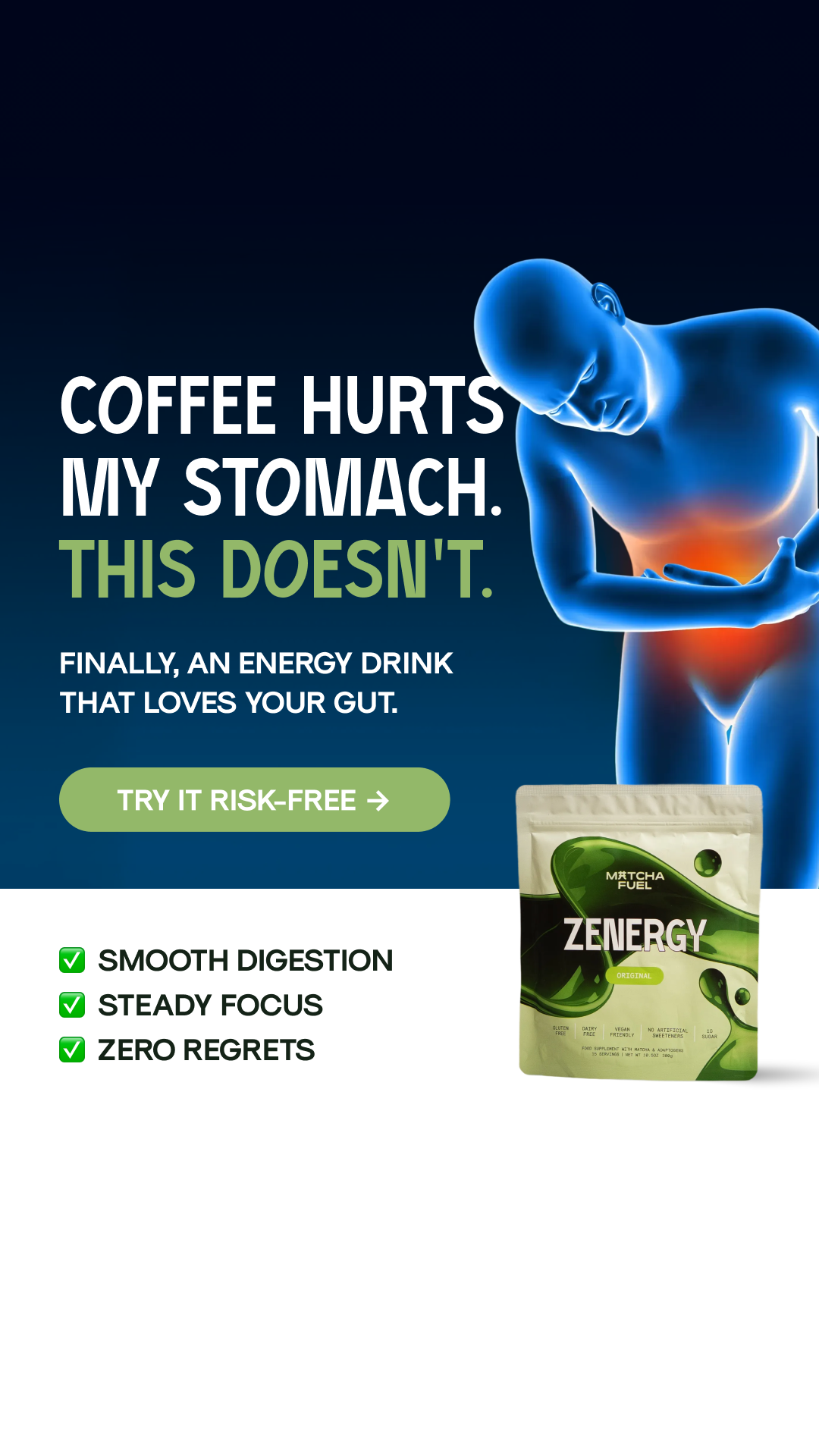 Matcha Fuel Facebook ad