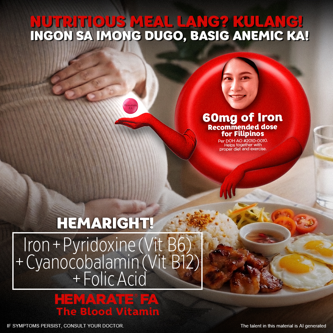 Hemarate FA Facebook ad: The Blood Vitamin