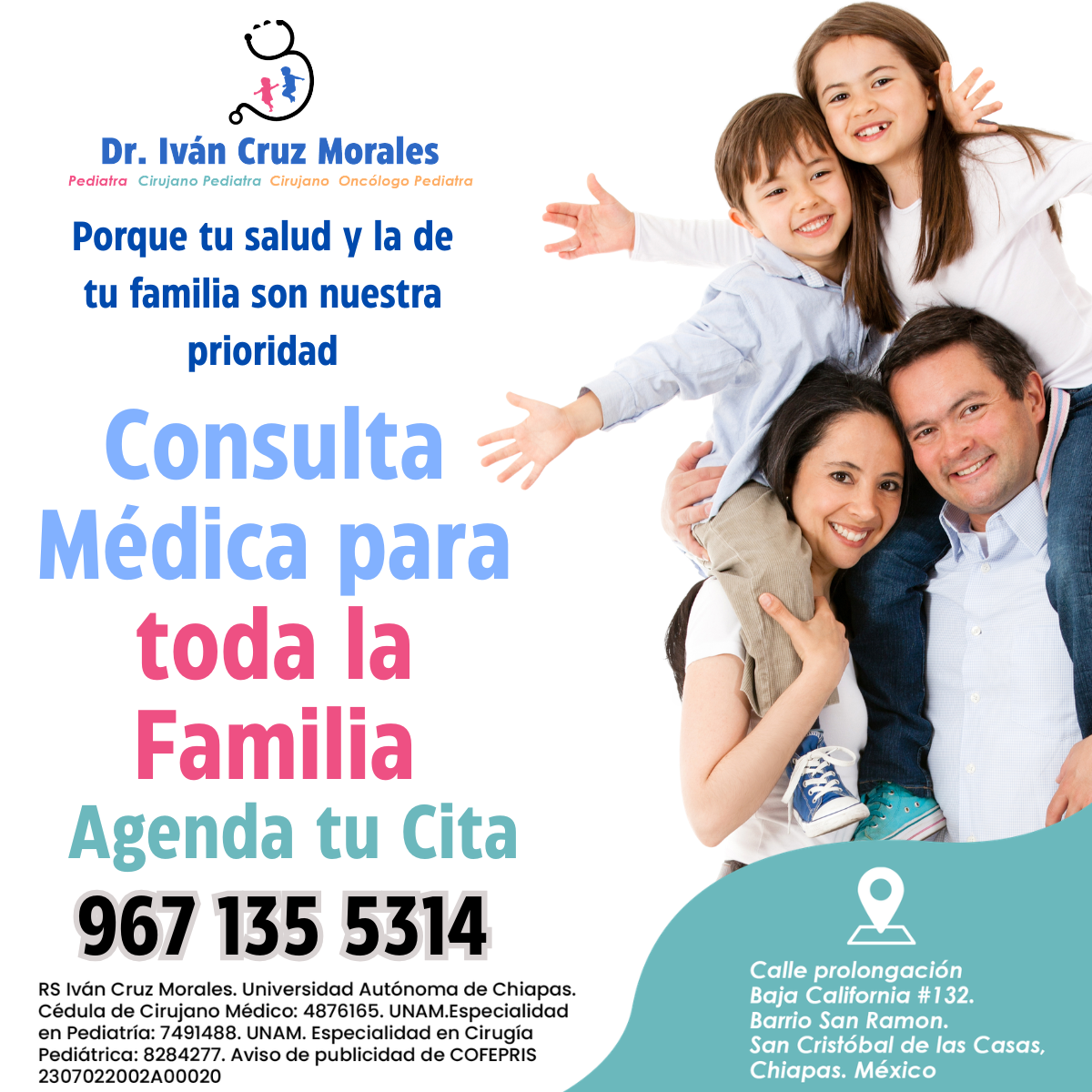 Dr. Iván Cruz Morales Facebook ad: Agenda una cita ahora