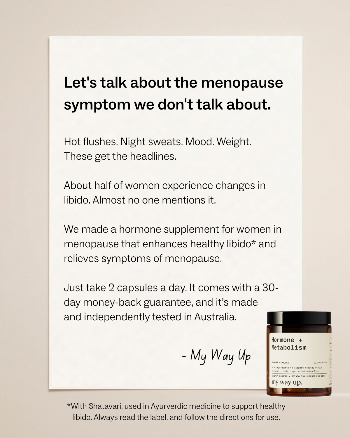 Mywayup Facebook ad