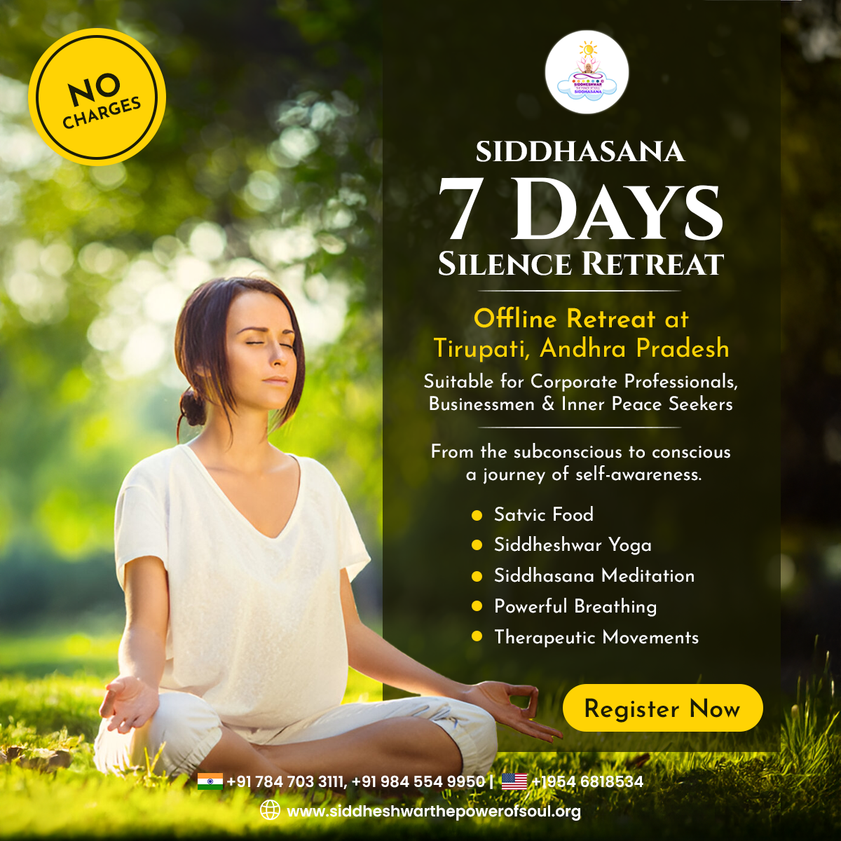 Siddheshwar - The Power of Soul, Siddhasana Facebook ad: Join us on the journey to a better you!