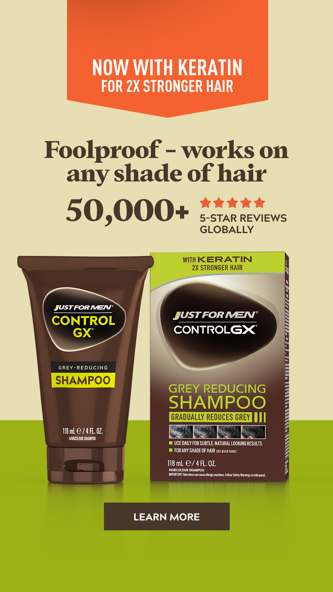 Just For Men EU Facebook ad from Jul 1, 2026