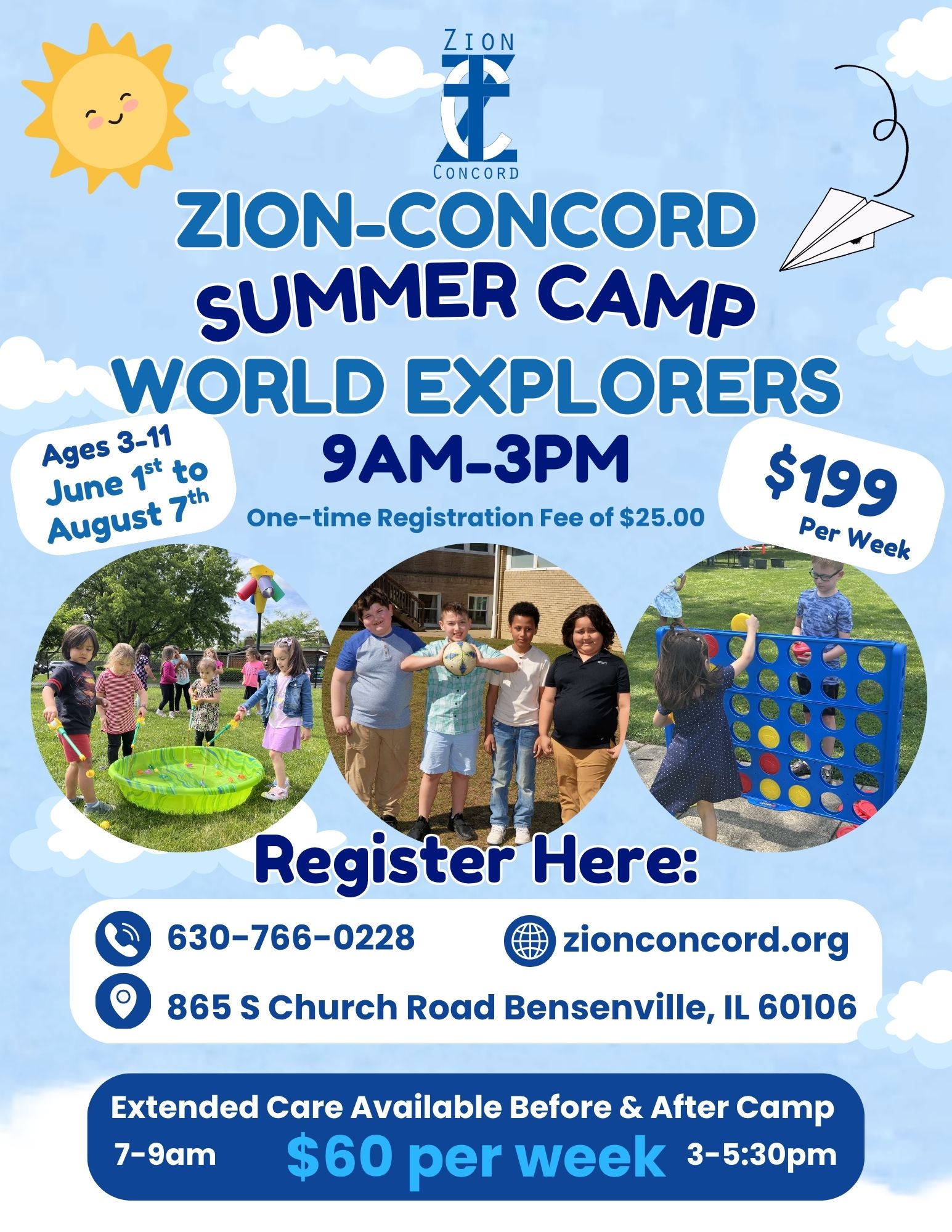 Zion Concord Lutheran School Bensenville, IL Facebook ad