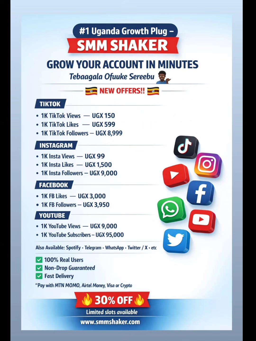 Shaker SMM Panel Facebook ad