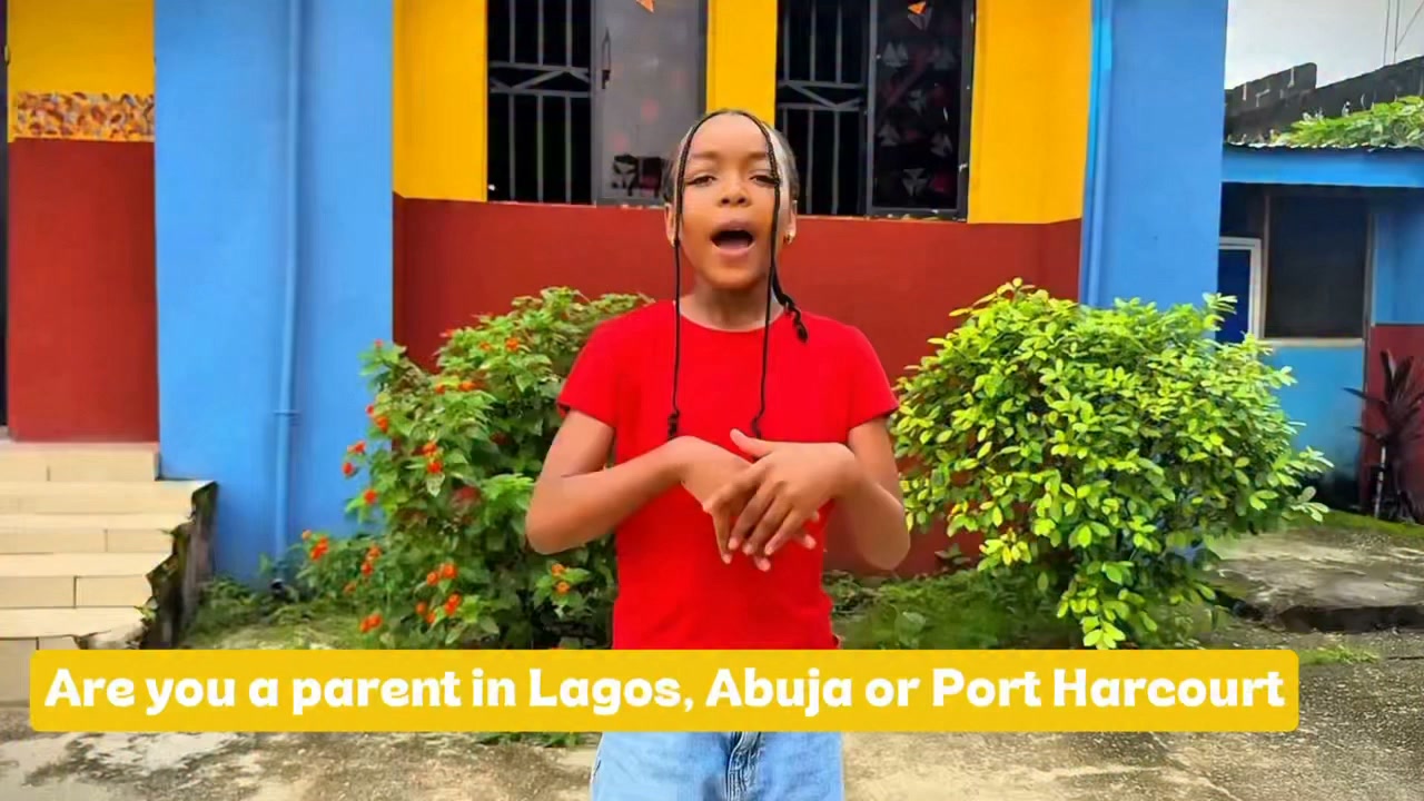 Parent-child Learning Community Facebook ad: Parents in Lagos, Abuja or Port Harcourt!