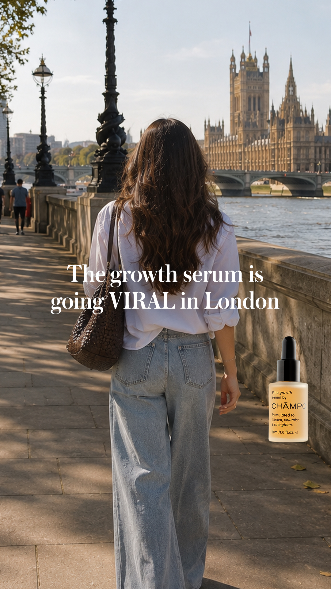 Chāmpo Haircare Facebook ad