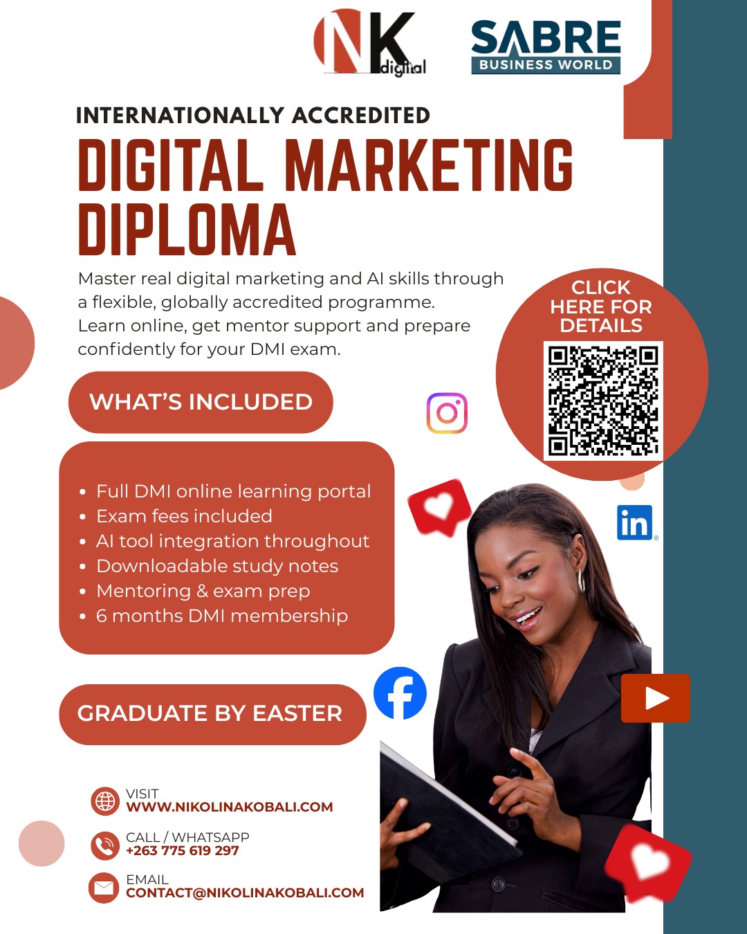 Digital Marketing Zim Facebook ad