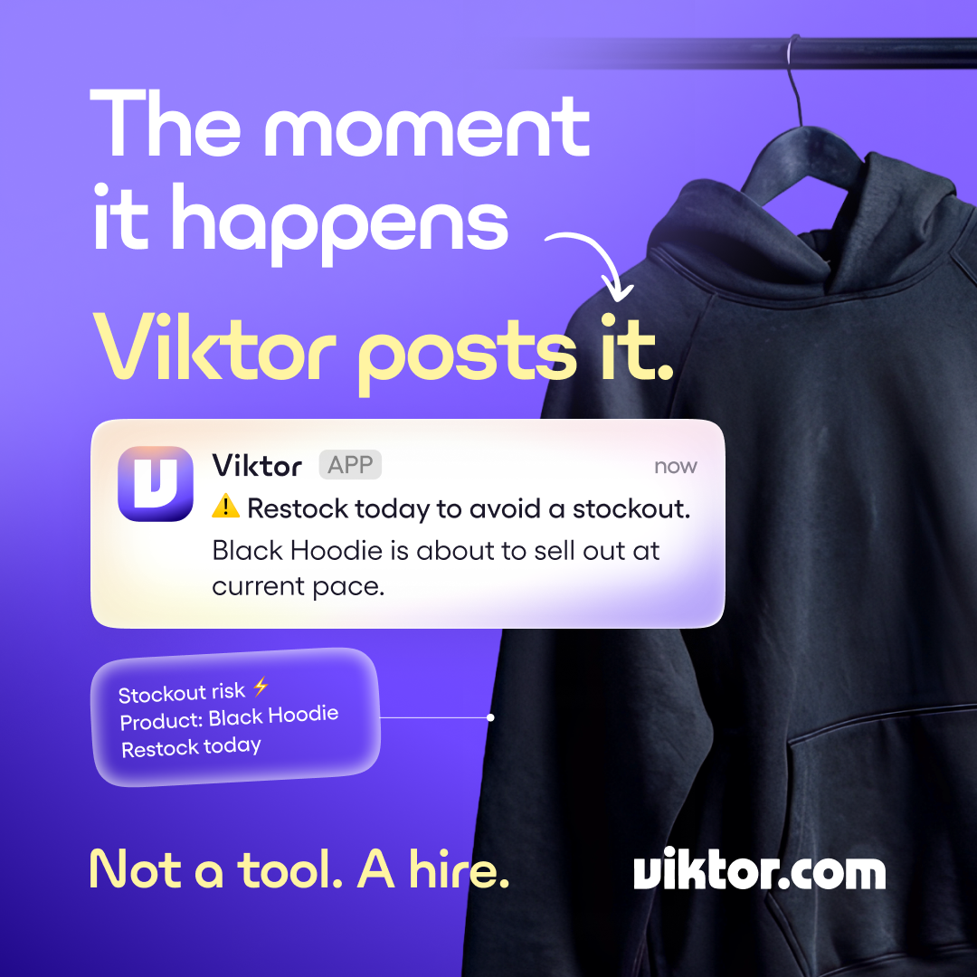 Viktor Facebook ad