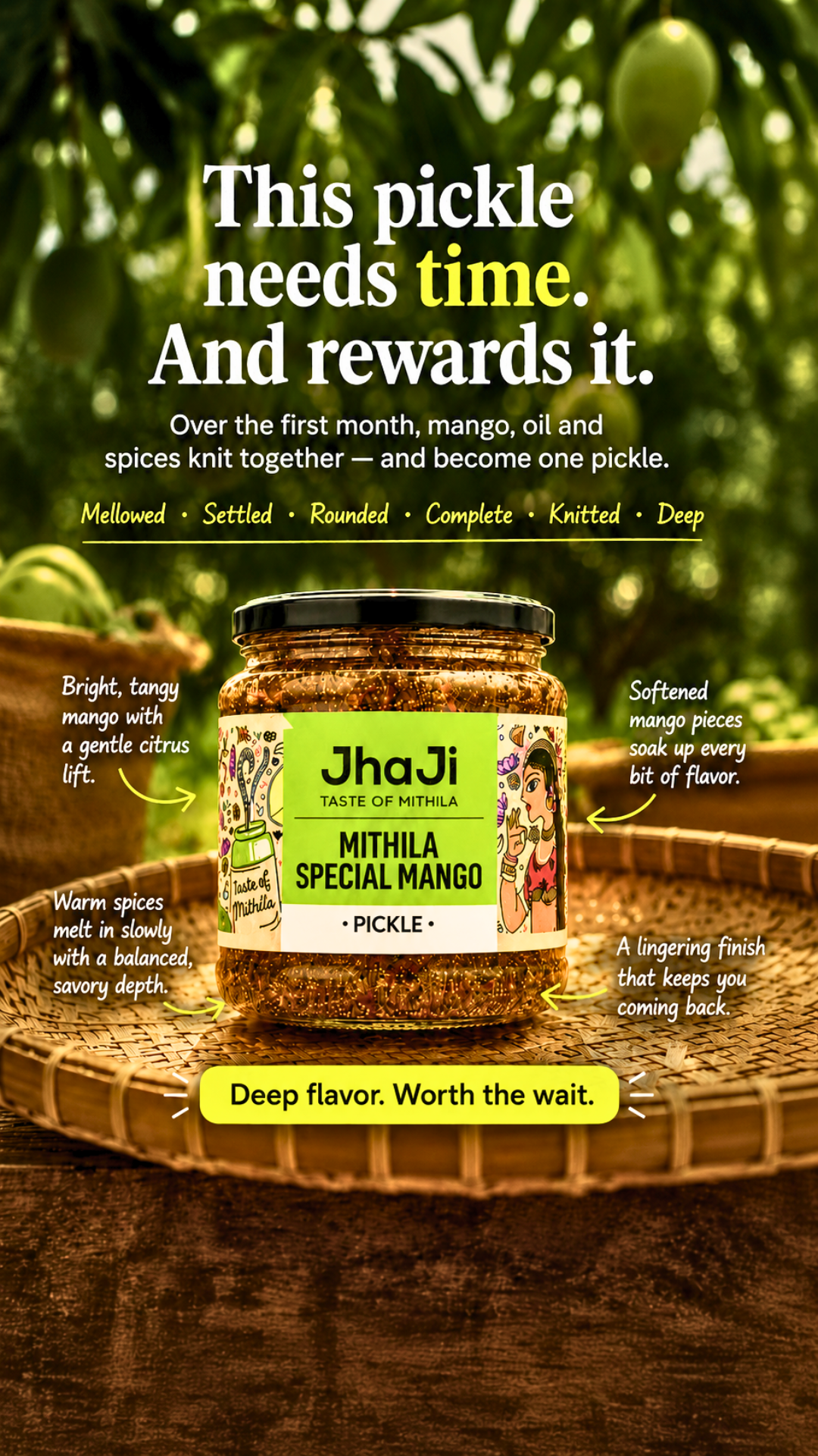 JhaJi Store Facebook ad: The Complete Mango Pickle