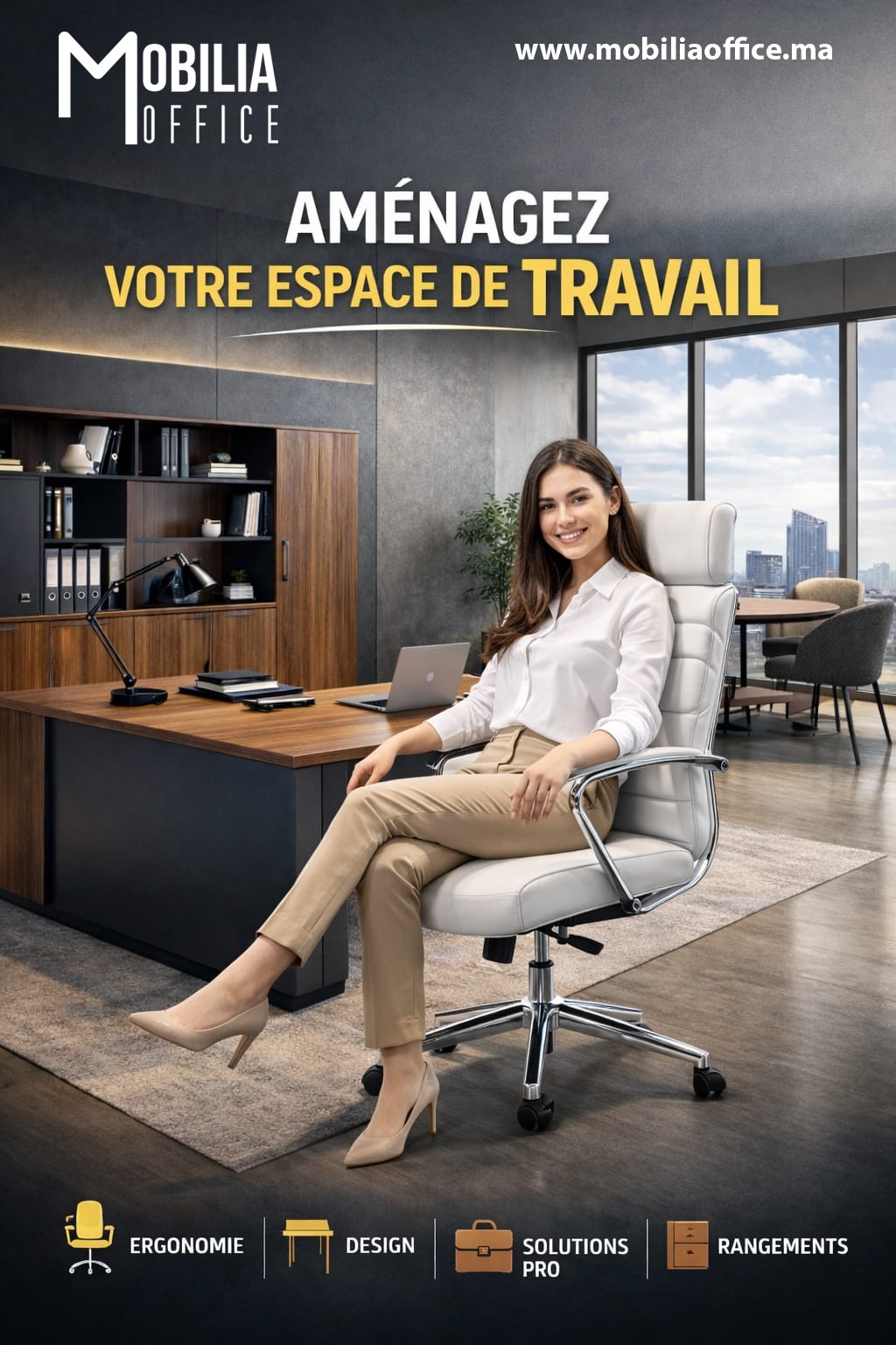 Mobilia Office Facebook ad: Chat with us