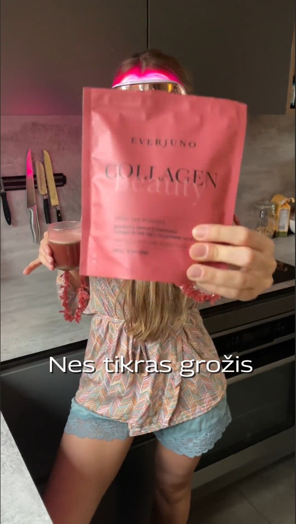 Everjuno.lt Facebook ad: Everjuno kolagenas 10 000 mg+ skaidulos plaukams ir odai