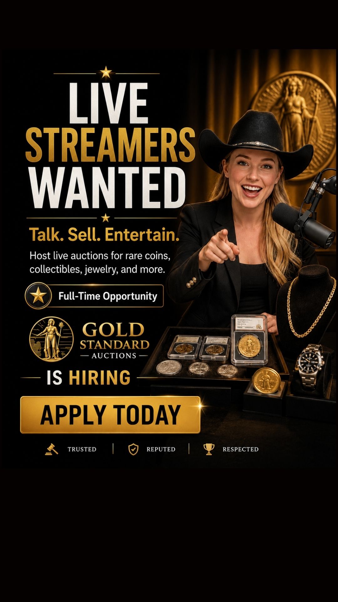Gold Standard Auctions Facebook ad