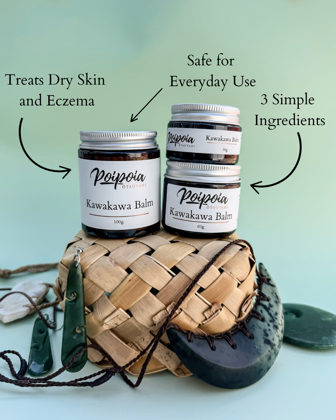 Poipoia Ōtautahi - Natural Skincare Facebook ad: Kawakawa + Vanilla Scrub
