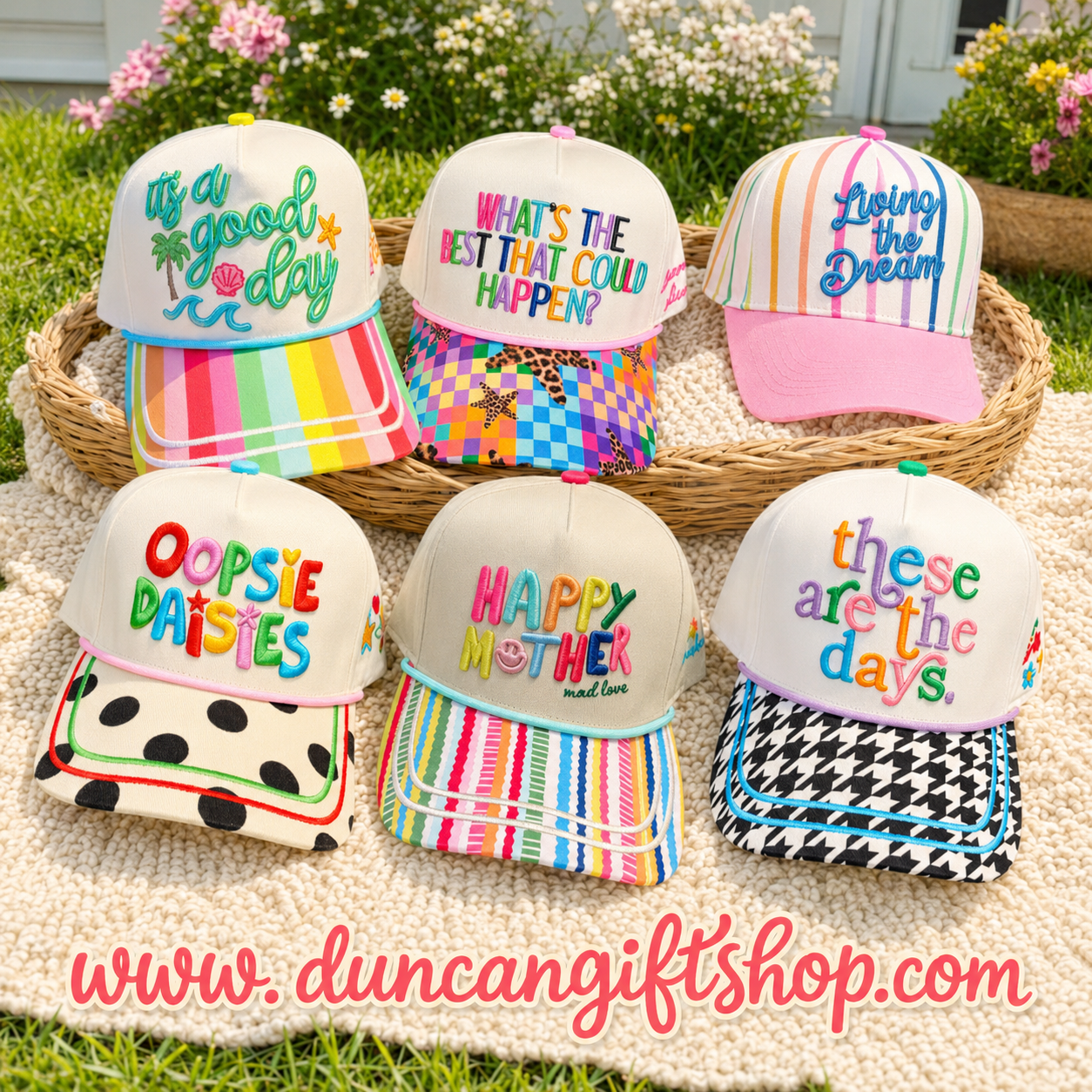 Duncan Prescription Center Facebook ad: The hats everyone's talking about.