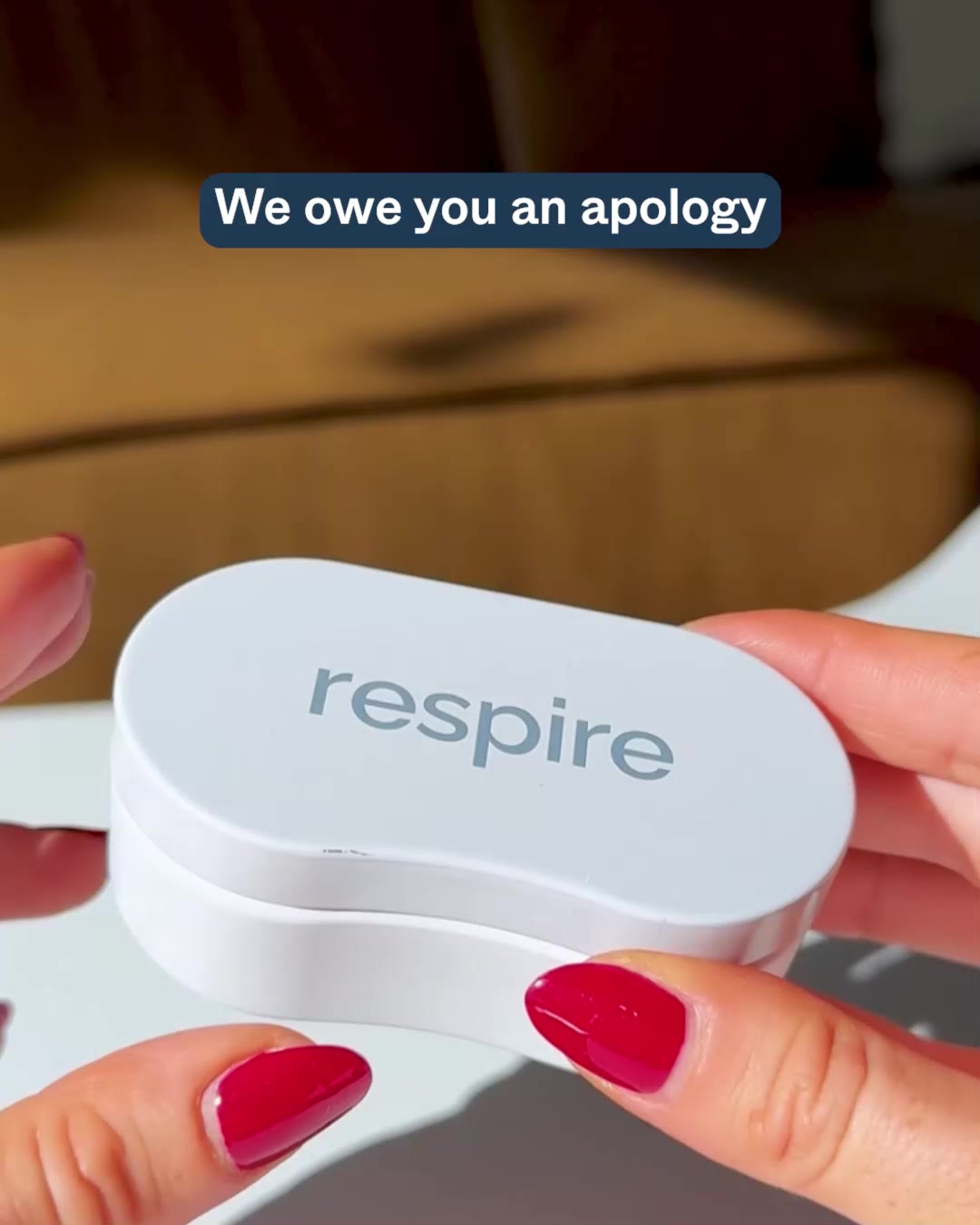 Try Respire Facebook ad: Up to 50% Off Respire Sleep Strips