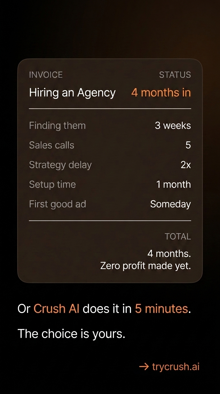 trycrush.ai Facebook ad