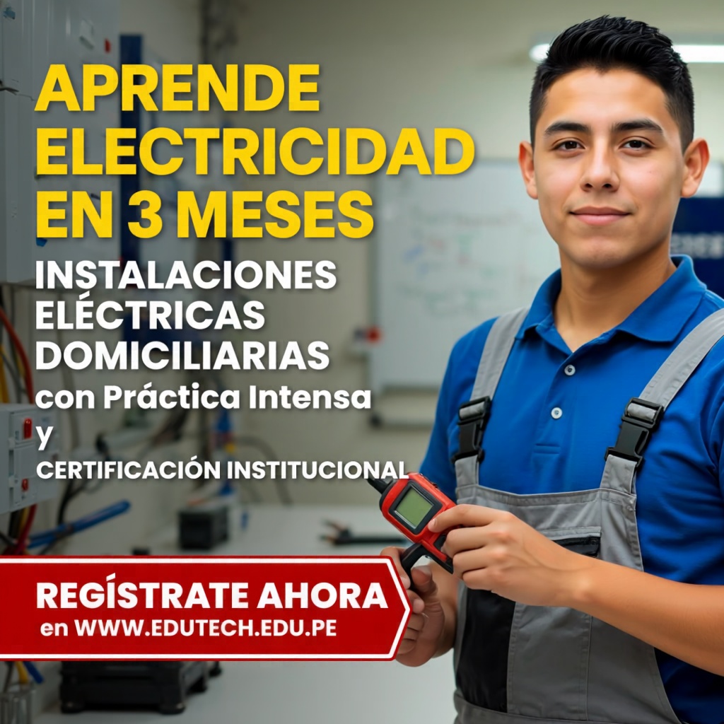 Institución TEC Facebook ad: Curso de Electricidad en Trujillo
