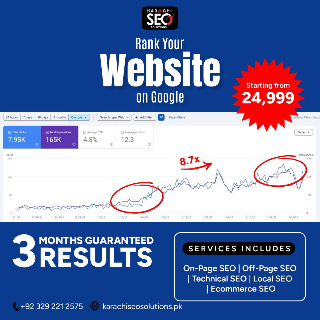 Karachi SEO Solutions Facebook ad: ๐๐๐ง๐ค ๐จ๐ง ๐๐จ๐จ๐ ๐ฅ๐โ๐ฌ ๐๐ฌ๐ญ ๐๐๐ ๐ ๐ข๐งโฆ