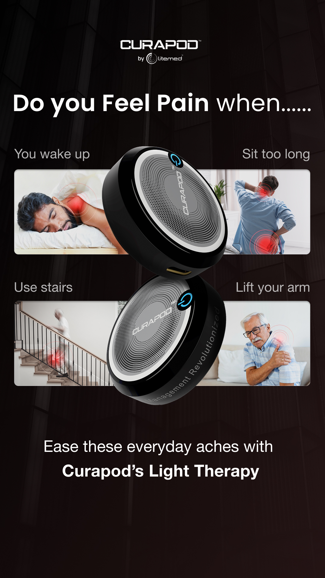 Curapod by Litemed Facebook ad