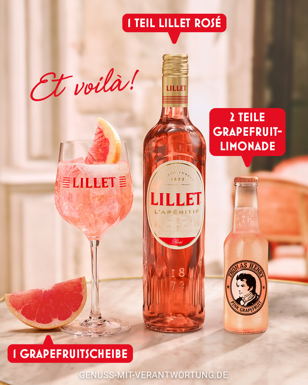 Lillet Facebook ad