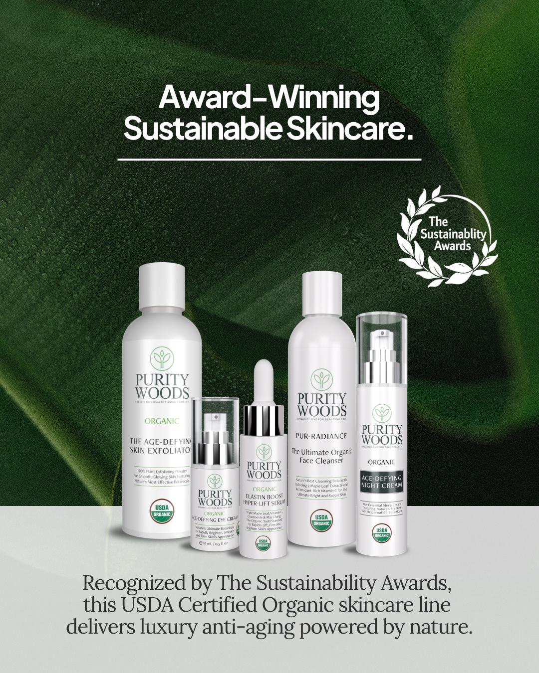 The Sustainability Awards Facebook ad