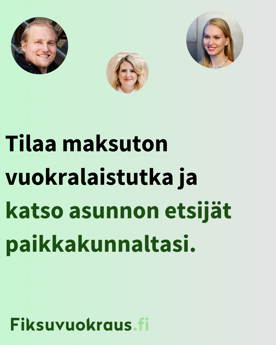 Fiksuvuokraus.fi Facebook ad from Aug 14, 2025
