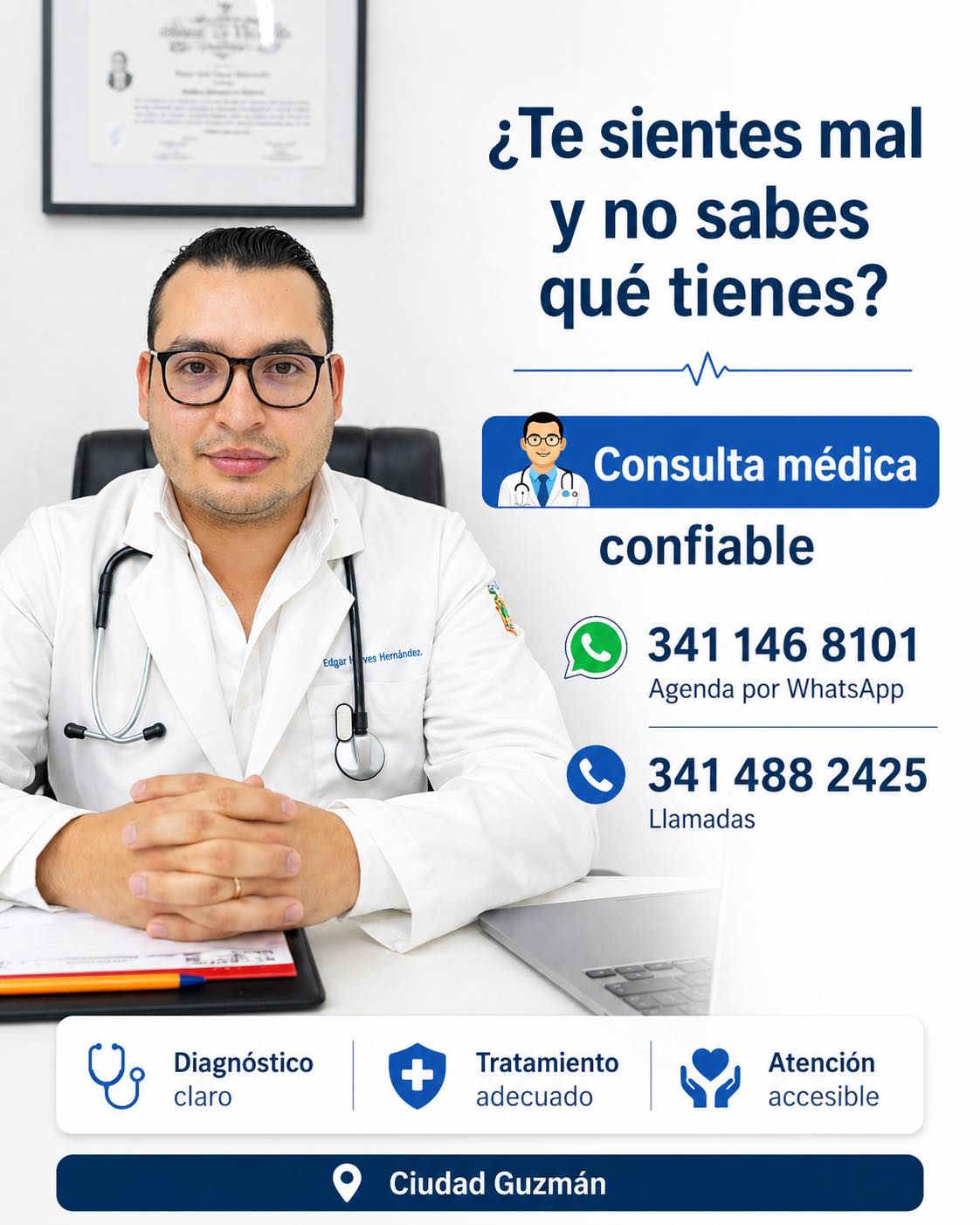 Dr. Nieves Facebook ad: ¿Te sientes mal y no sabes qué tienes?