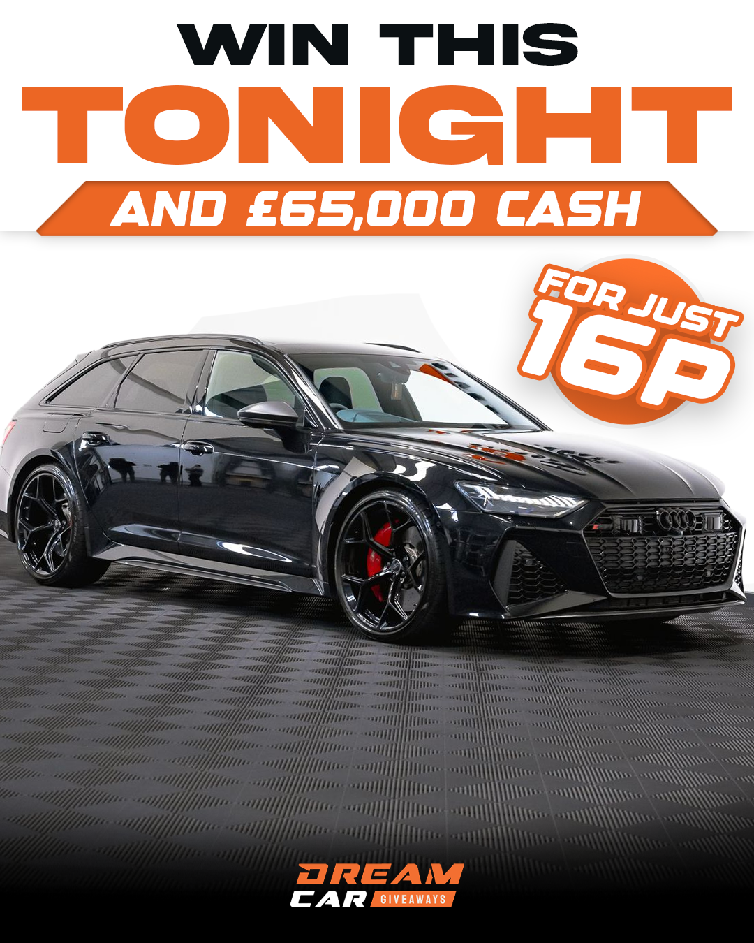 Dream Car Giveaways Facebook ad