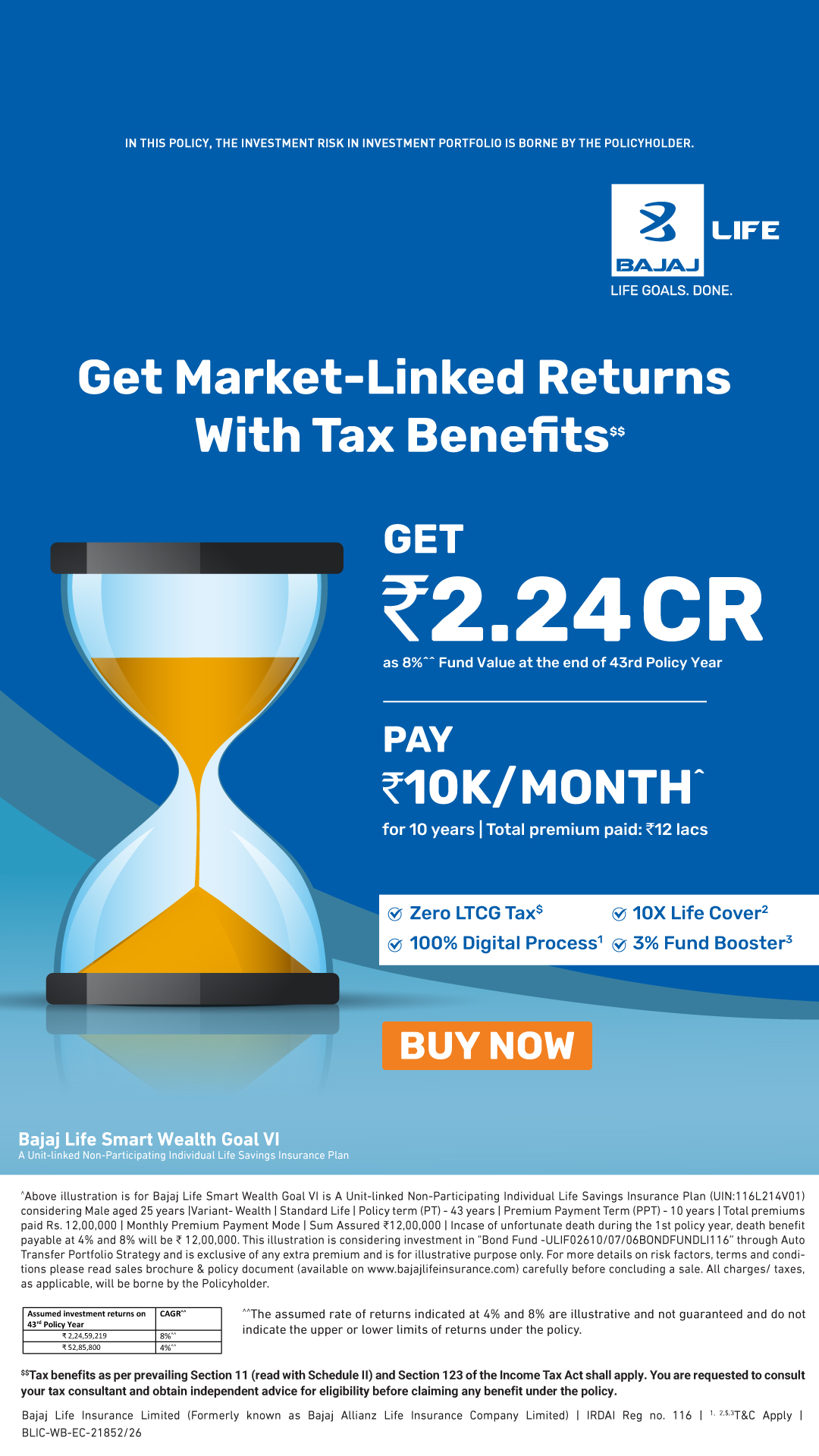 Bajaj Life Facebook ad