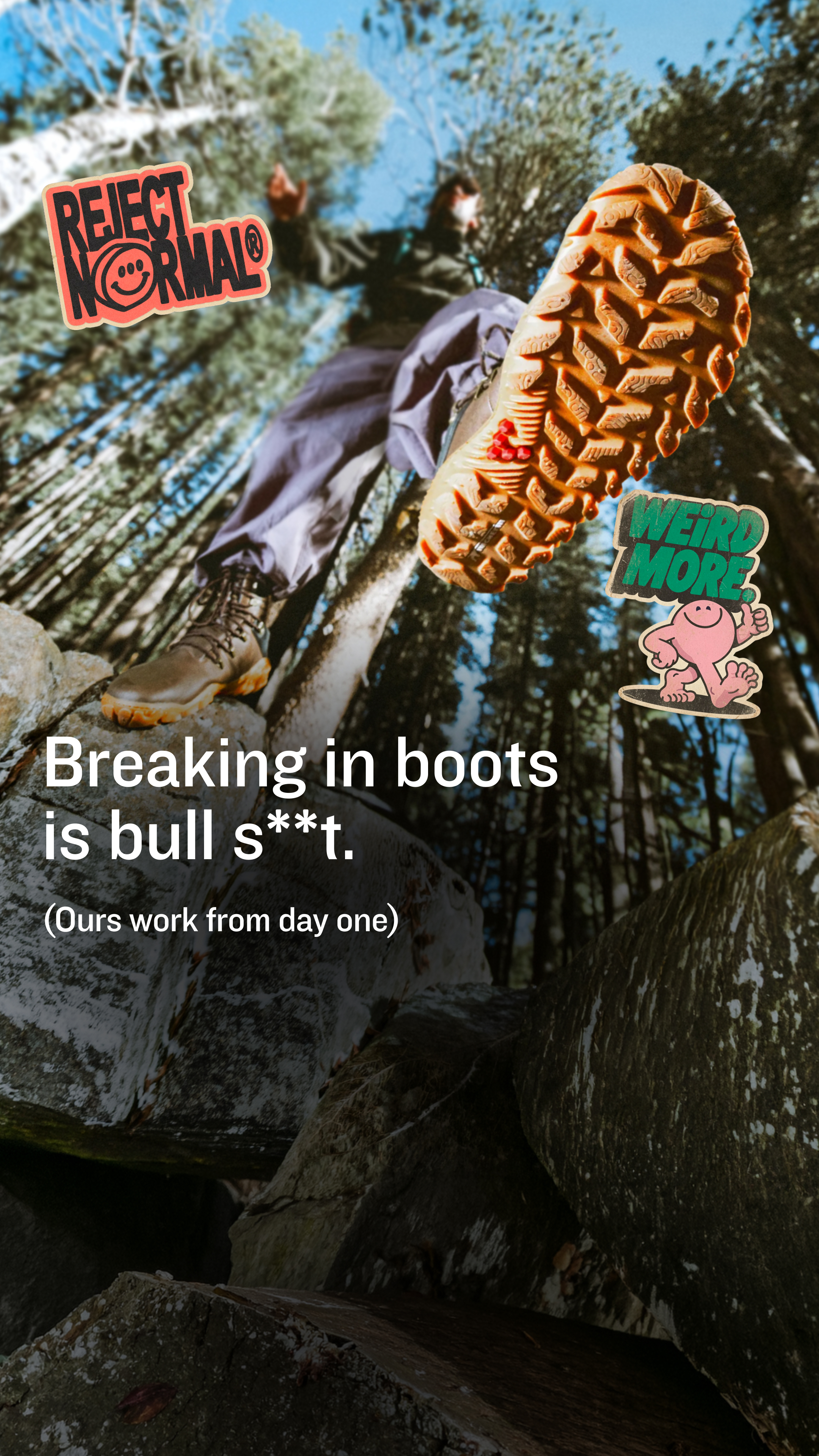 Vivobarefoot Facebook ad: Free your feet