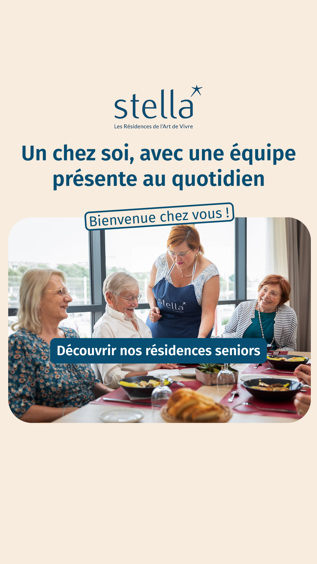 Stella Résidences Seniors Facebook ad