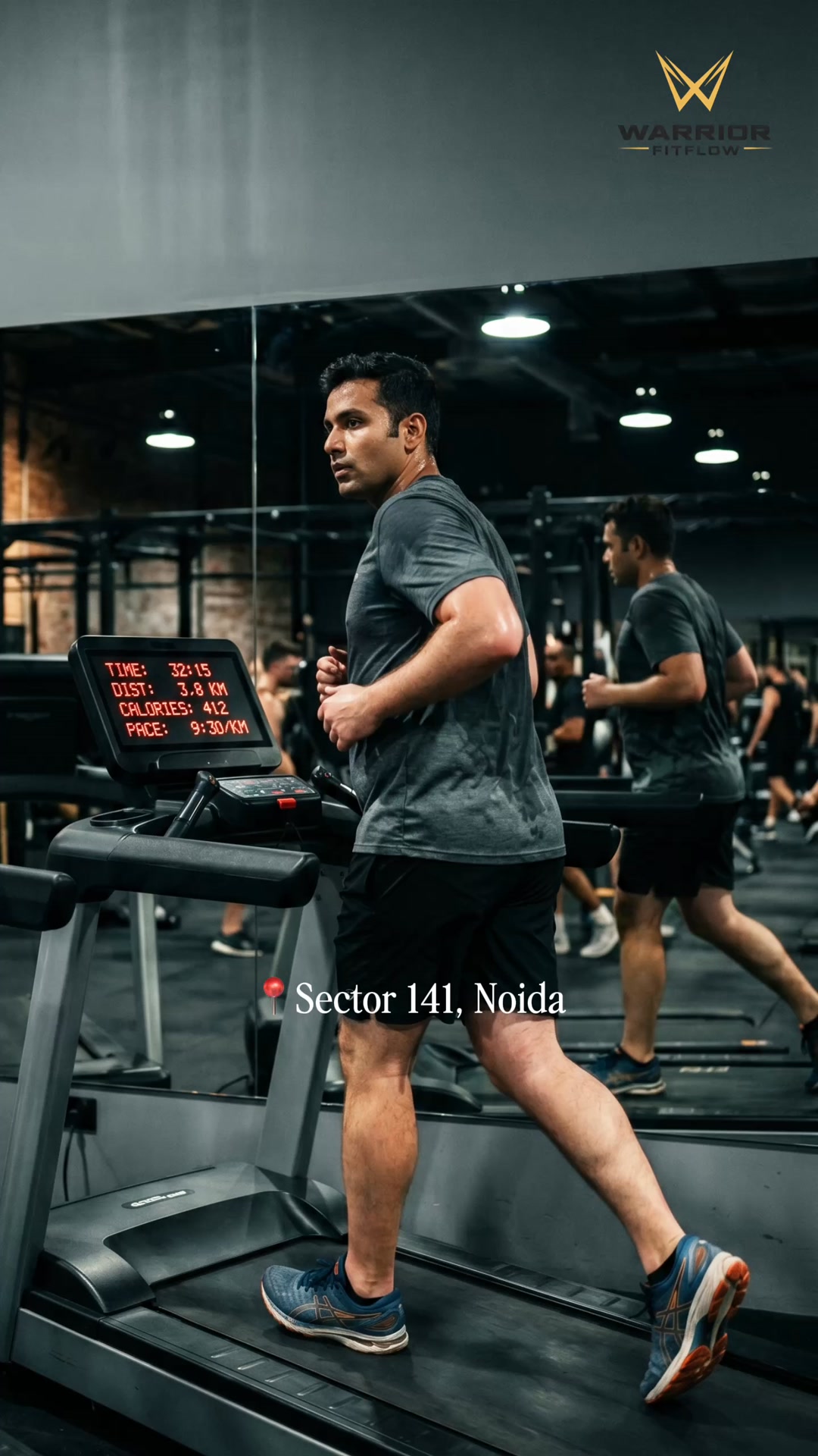 Warrior Fitflow Facebook ad: Book Your Free Trial Now!