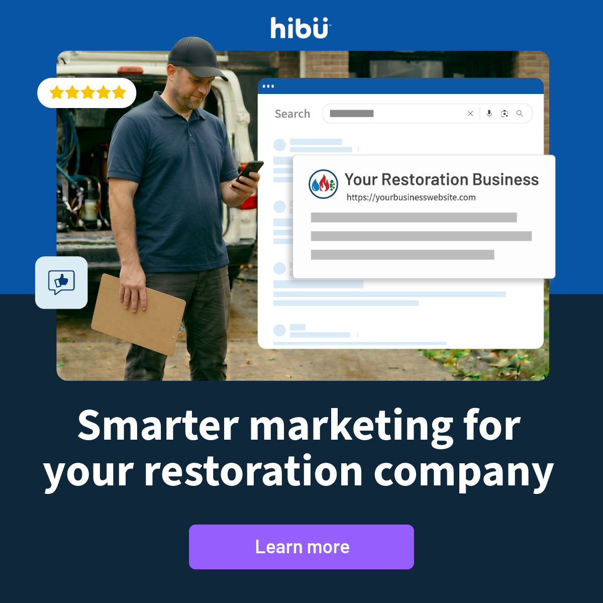 Hibu Facebook ad from Jul 2, 2026