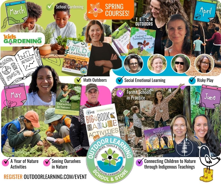 The Outdoor Learning School & Store Facebook ad: Spring 2026 Courses - Outdoor Learning School & Store