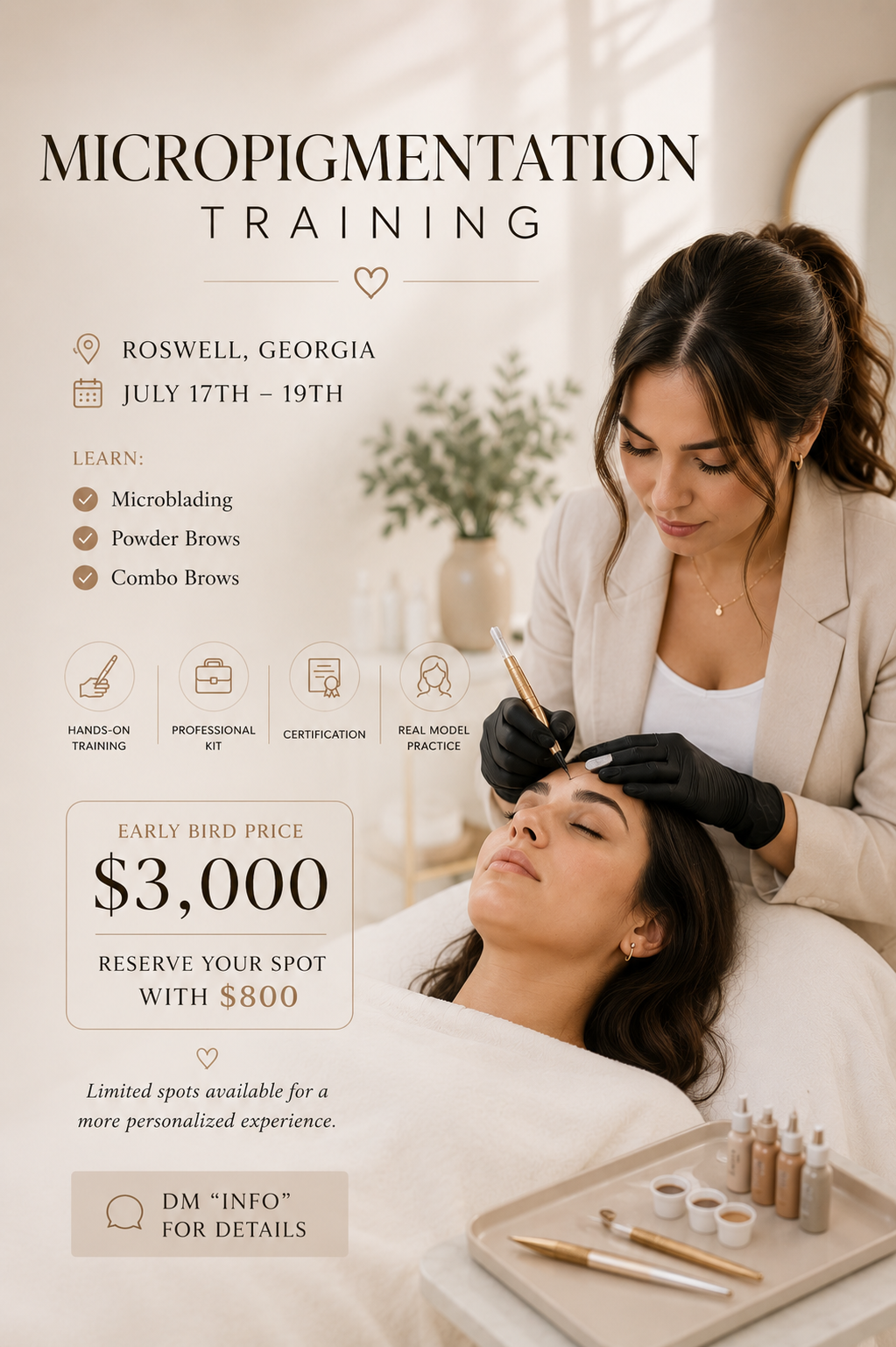 Tania Russell Beauty Academy Facebook ad