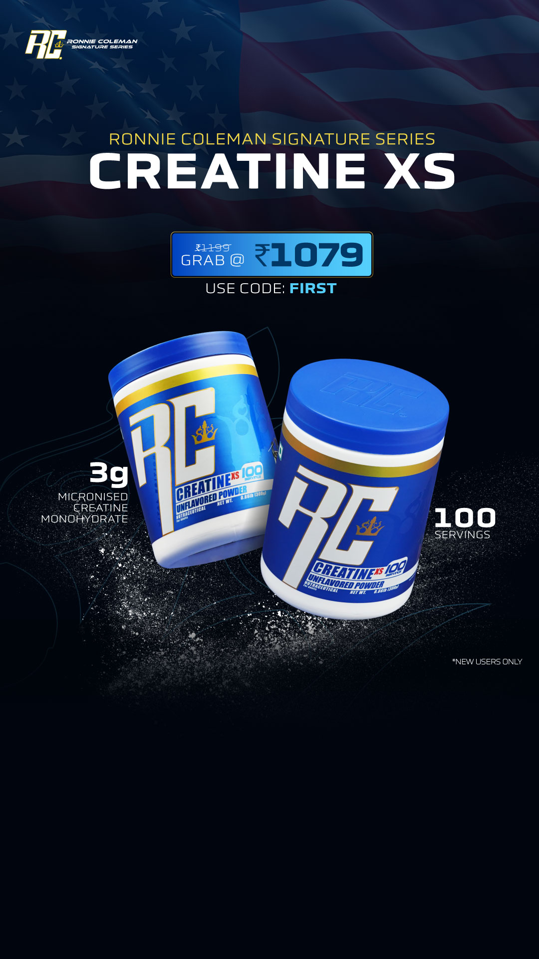Ronnie Coleman Facebook ad