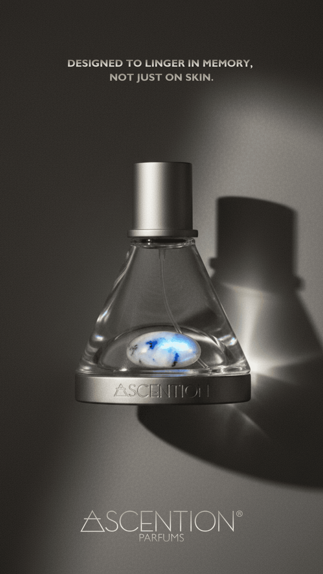 Ascention Parfums Facebook ad: Wear Ascent to Enchant