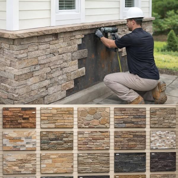 The Market Guide Facebook ad: Stone Panels