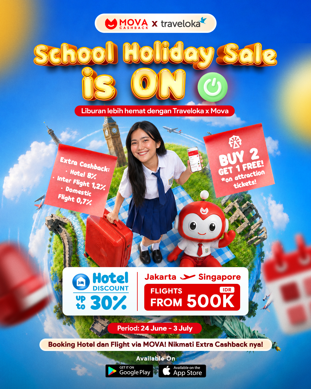 MovaIndonesia Facebook ad: MOVA Cashback App, Belanja Online Lebih Hemat & Cerdas