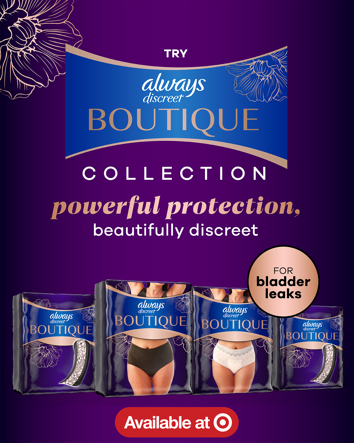 Always Discreet Facebook ad