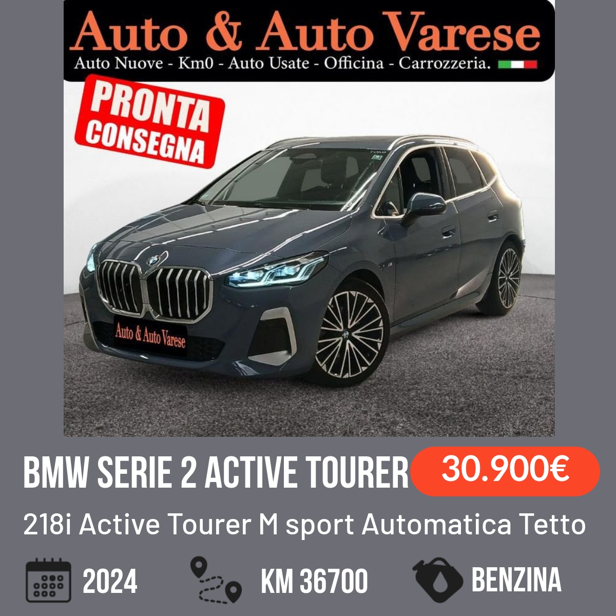 Auto e Auto Varese Srl Facebook ad from Oct 1, 2025