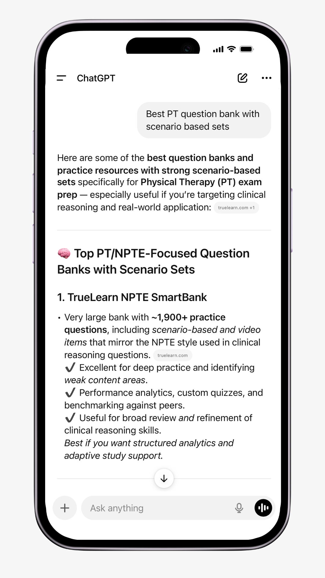 TrueLearn Facebook ad