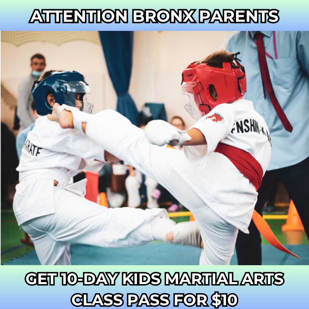 United BlackBelt Martial Arts Facebook ad: Want a 10-Day, Kids Martial Arts Class Pass For $10?